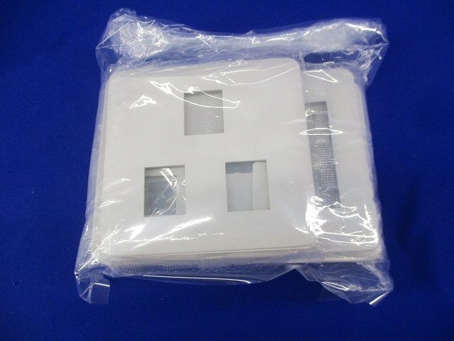 WIDEシリーズコンセントプレートセット(混在6枚入)(ホワイト) WJD-213他