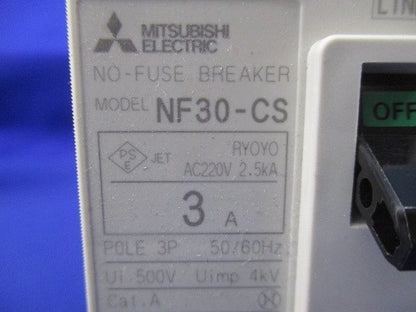 ノーヒューズブレーカ3P3A NF30-CS