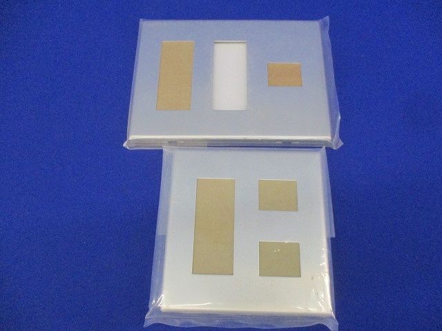 新金属コンセントプレートセット(混在5個入) WTF9207他