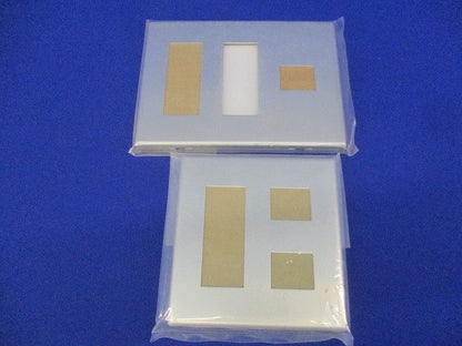 新金属コンセントプレートセット(混在5個入) WTF9207他