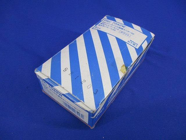 BSフリーボックス(結線モニター付)専用テレビコンセント端末用(プレート付)白National PAC7042W