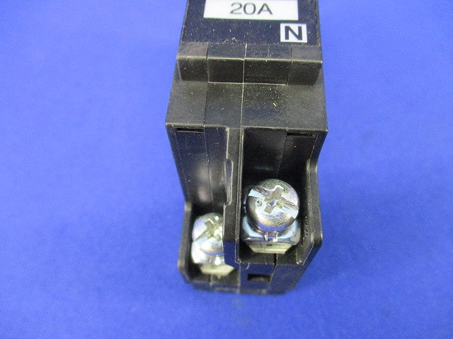漏電遮断器2P1E20A(ビス不足) BN-51