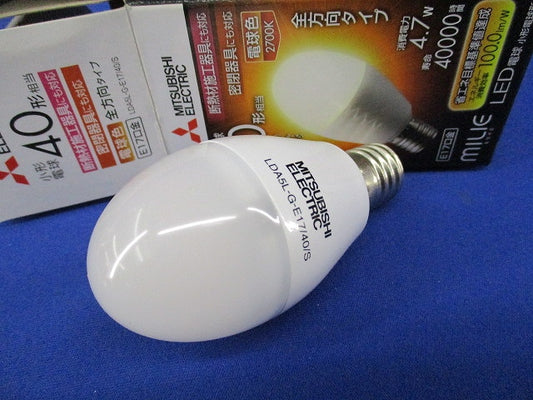 LED電球E17(電球色) LDA5L-G-E17/40/S