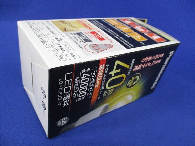 LED電球 7.0W 電球色相当 2700K 40形 口金E26 クリア電球タイプ LDA7L/C/D/W