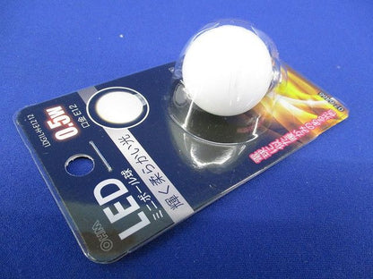 LEDミニボール球装飾用 G30 E12 0.5W 15lm 電球色 LDG1L-H-E1212