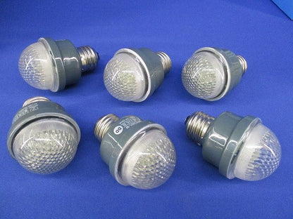 屋外用LEDサイン球 E26(6個入) P18W-E2601-W