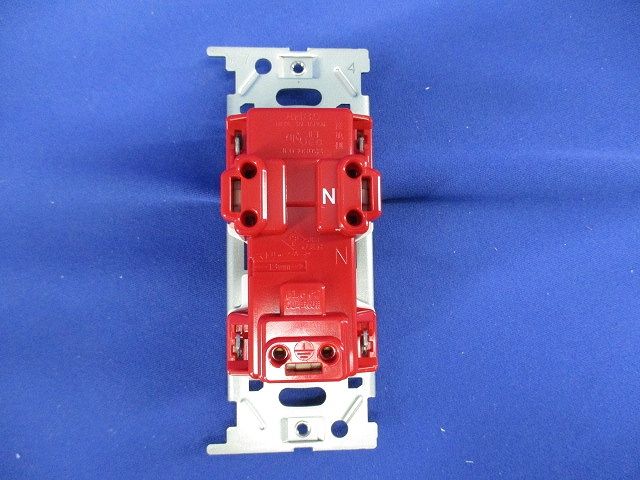 埋込アースターミナル付接地ダブルコンセント 2PE 15A 125V ピュアホワイト JEC-BN-55GE-PW