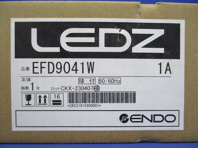 浅型ベースダウンライト 高気密SB形 3500K 温白色 LED交換不可 EFD9041W