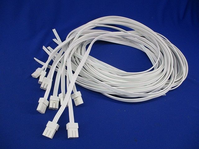 片切り接続コード リード線(9個入)白 DKP2500