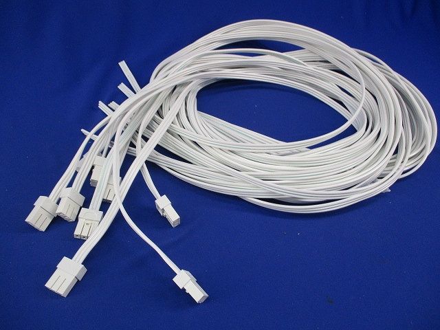 片切り接続コード リード線(9個入)白 DKP2500