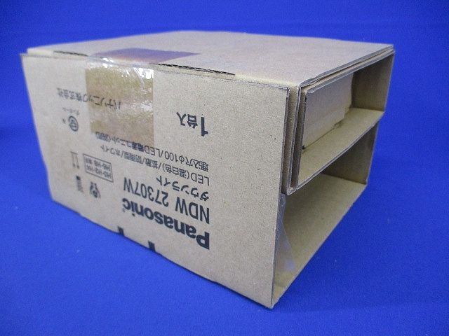 軒下用LEDダウンライト 温白色 60〜250形 φ100 ホワイト 拡散 電源ユニット別売 NDW27307W