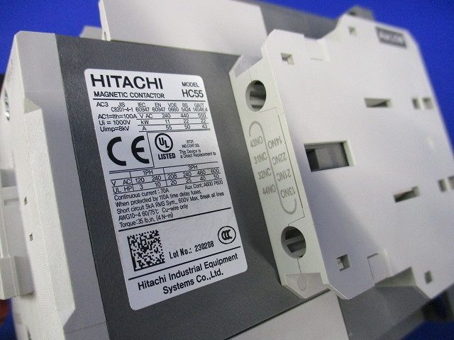 電磁接触器200V HC55