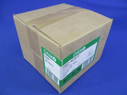 LEDアウトドアフットライト LED内蔵 防雨形 電球色 電気工事必要 シルバー DWP-40787Y