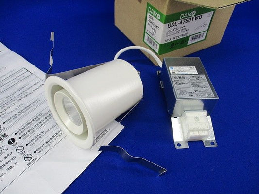 LEDダウンライトφ75 電球色 DDL-4760YWG