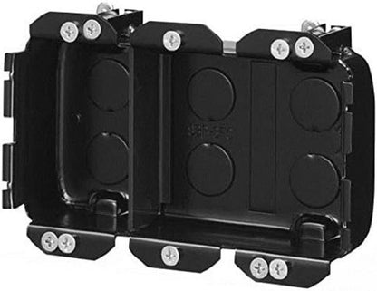 小判穴ホルソー用パネルボックス 鉄製 3ヶ用 セパレーター付 10個入 SBP-3FG-10