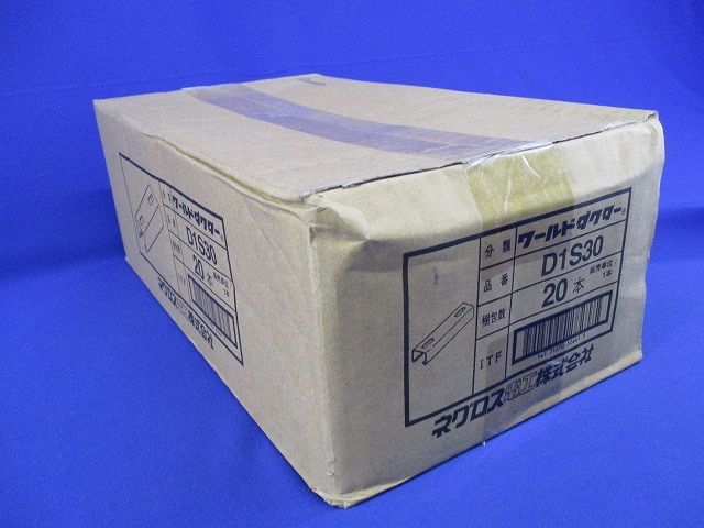 天井・壁面用短尺ダクター 溶融亜鉛めっき鋼板 20本入 D1S30-20