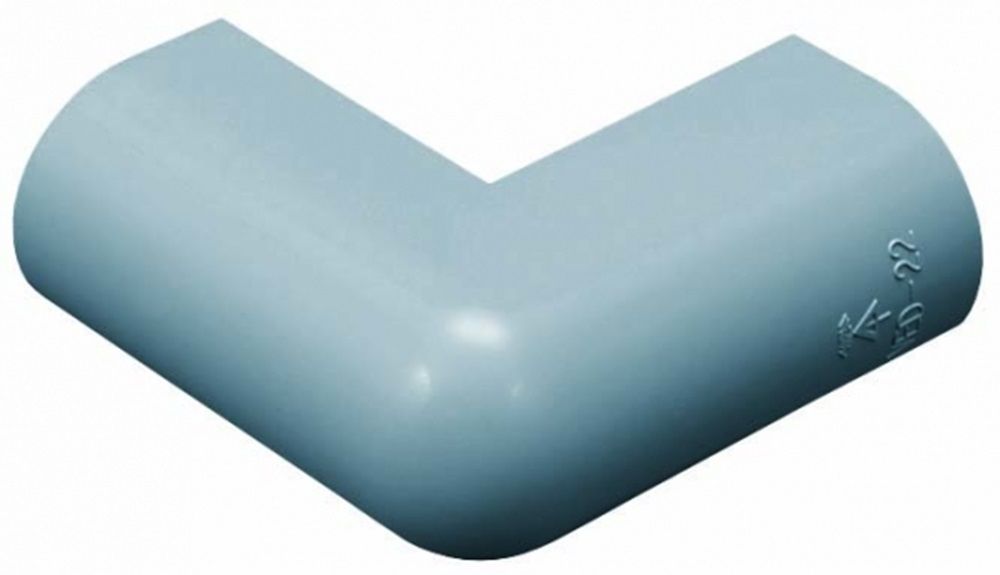VE管カバー出ズミ 適合管VE22 グレー 10個入 VED-22-10
