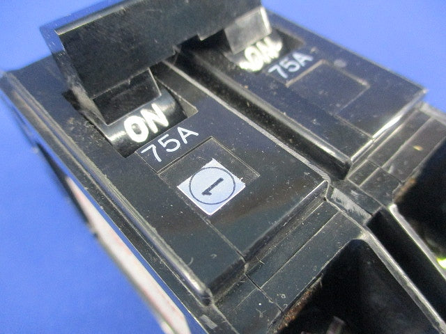 ノーヒューズブレーカ 2P75A(ジャンク品) BH-K100