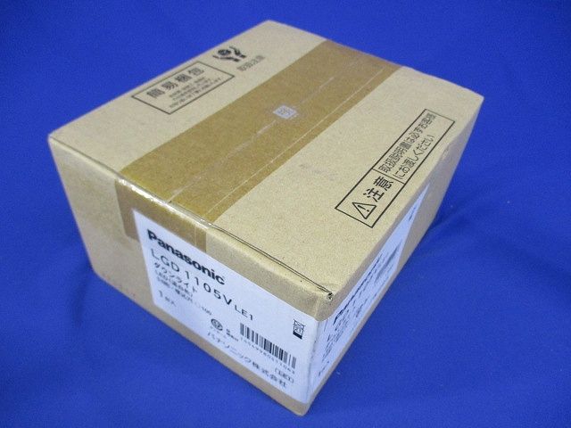 ベースダウンライトLED一体型 3500K 電源内蔵 調光不可 □100 白木 LGD1105VLE1