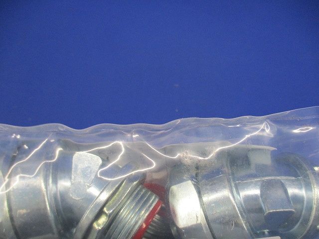 防水プリカ用附属品 ノックアウト用防水コネクタ 45°形 厚鋼電線管おねじ付き 5個入 W45BG30-05