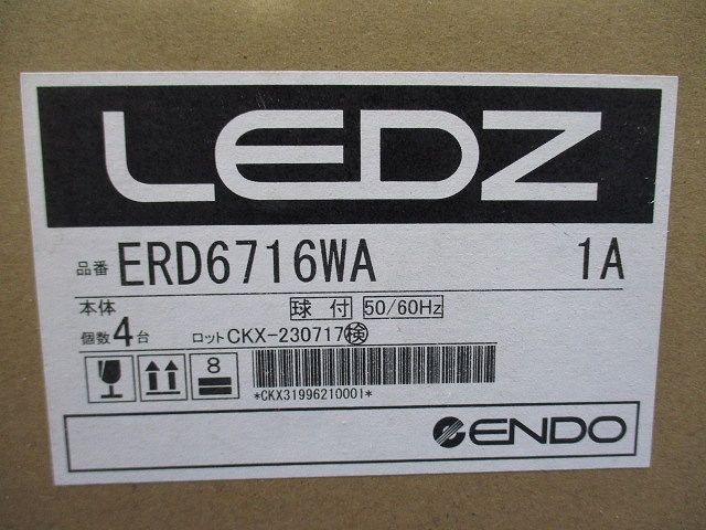 ユニバーサルダウンライト 電源別売 白艶消し 4200K φ100 ERD6716WA