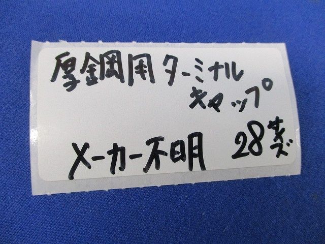厚鋼用ターミナルキャップ 28サイズ(ニップル付) G28