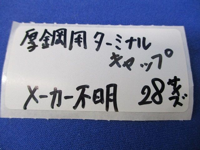 厚鋼用ターミナルキャップ 28サイズ(ニップル付) G28