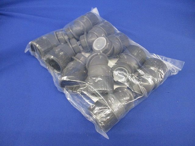 PFコネクタ45 (45°タイプ) (プラフレキPFS-22用)グレー 10個入り PFS-22MHR-10