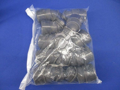 PFコネクタ45 (45°タイプ) (プラフレキPFS-22用)グレー 10個入り PFS-22MHR-10