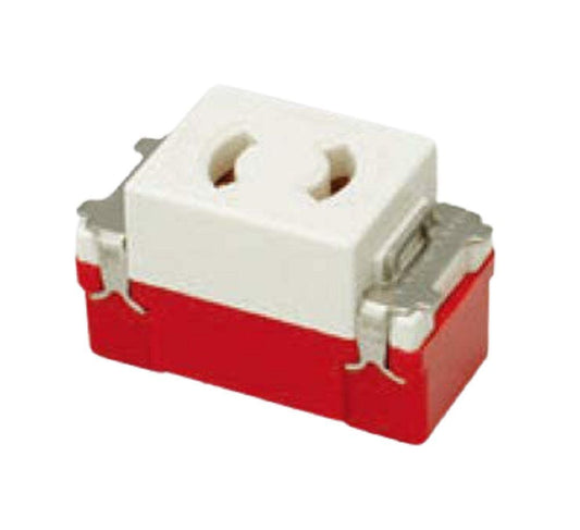 ニューマイルドビーシリーズ 埋込抜止シングルコンセント 2P 15A 125V ピュアホワイト JEC-BN-9-PW