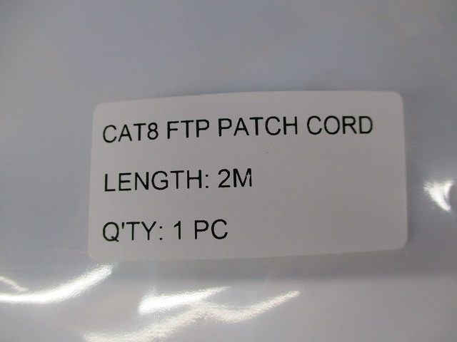 モジュラーケーブル CAT８ 2ｍ巻 25/40GBase-T