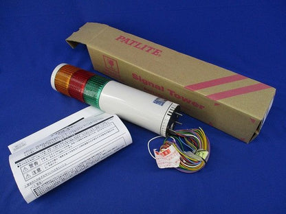 LED薄型中型積層信号灯 LEH-A型(箱と中身同じ) LHE-302AFB-RYG