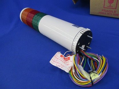 LED薄型中型積層信号灯 LEH-A型(箱と中身同じ) LHE-302AFB-RYG