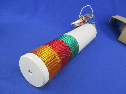 LED薄型中型積層信号灯 LEH-A型(箱と中身同じ) LHE-302AFB-RYG