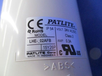 LED薄型中型積層信号灯 LEH-A型(箱と中身同じ) LHE-302AFB-RYG