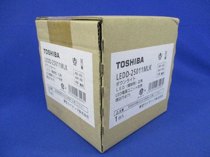 LEDダウンライト 電球色φ75(LEDユニット別売)(新品未開梱) LEDD-25011MLK