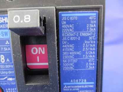 モーターブレーカ3P0.8A MB30-SW