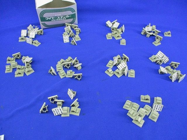 ワイヤーステッカー 粘着式配線留器具(98個入) S-608