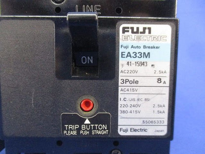 オートブレーカ3P8A端子台付(箱違い) EA33M