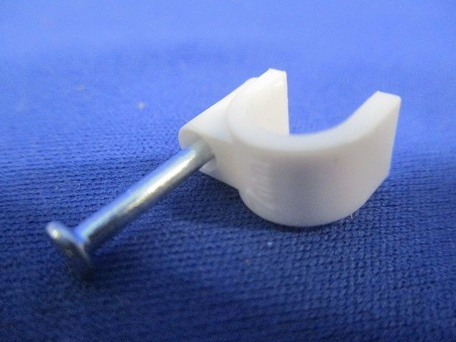 サークルネイルクリップ 白 (約450個入) CHR-7MM