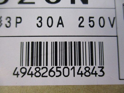 平刃形 埋込コンセント 黒 接地形3P250V 9320N