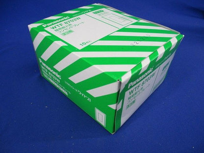 コスモシリ-ズコンセント簡易耐火プレ-ト スクエア ホワイト 3個用 10個入 WTF8703W-10