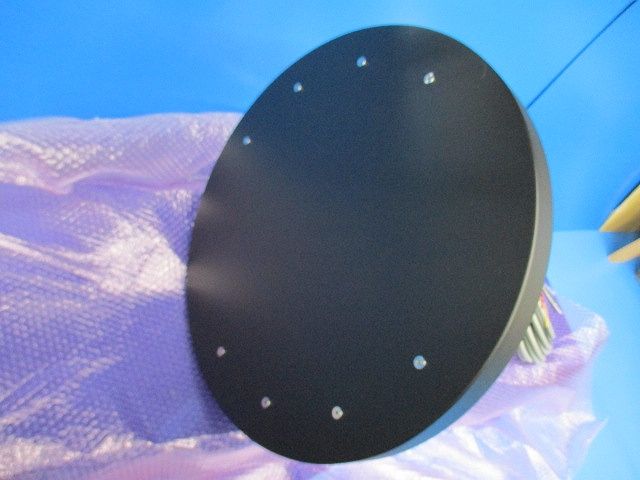 LED照明器具40Wφ60.5(ブラック)(電球色)(撮影の為開封) FPL0302-3