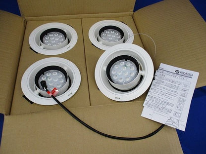 LEDユニバーサルダウンライトφ150(4個入)(電源ユニット無)(電球色タイプ) ERD2563W