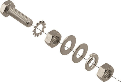 アースボンド線用 ボルトナット M8×25(1袋2組入り×10 20組入) S-EBKS1-M8-20