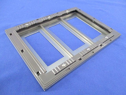 グレーシアシリーズ(スクエア)Fプレート(9コ用)(シルバーグレー) WTV6209S1