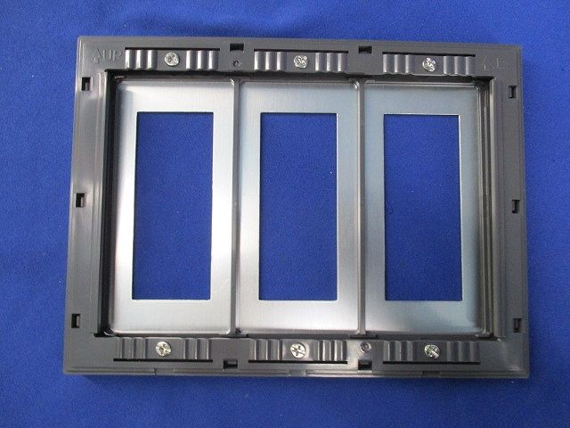 グレーシアシリーズ(スクエア)Fプレート(9コ用)(シルバーグレー) WTV6209S1