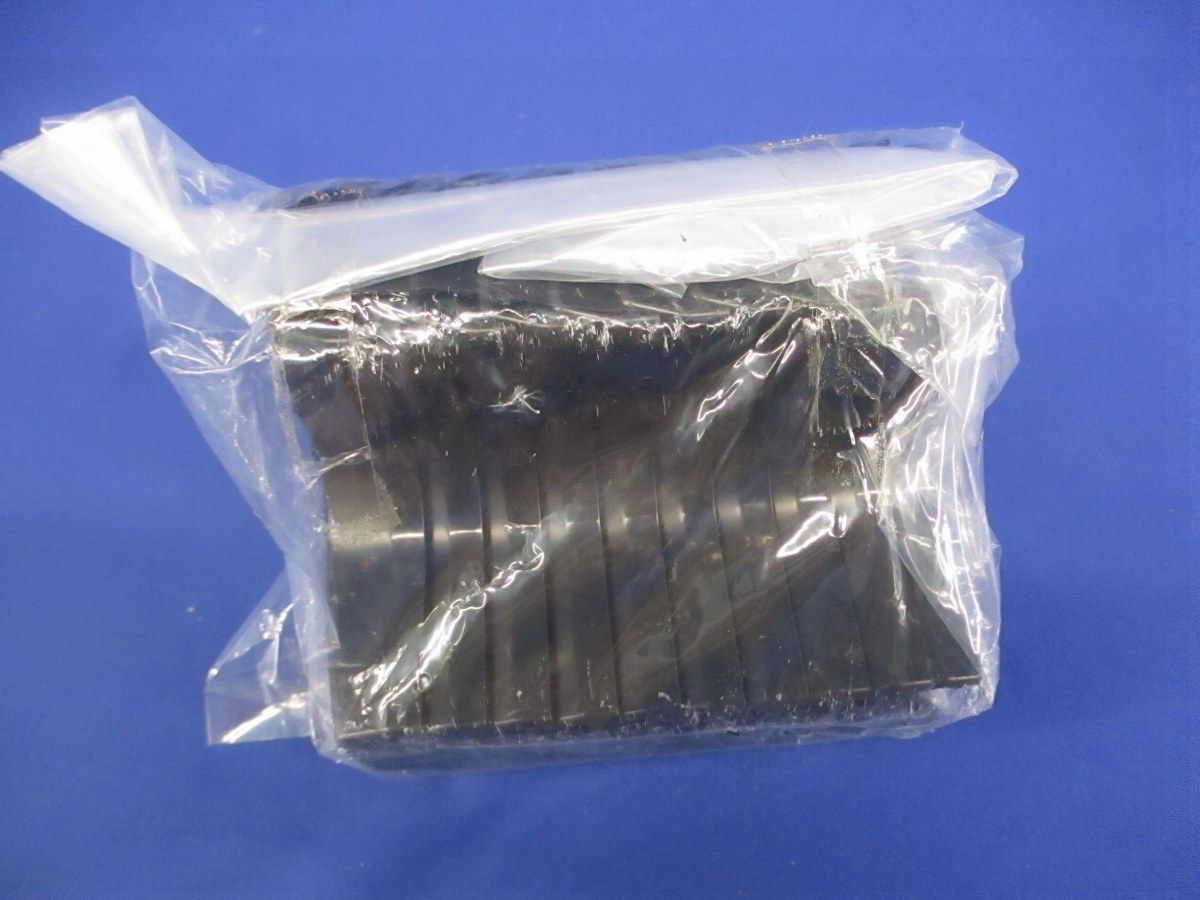 プラモール付属品曲ガリ 4号モール用 ブラック 10個入 MLM-4K-10