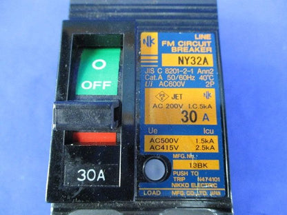 FMサーキットブレーカ2P30A(キズ・汚れ有) NY32A