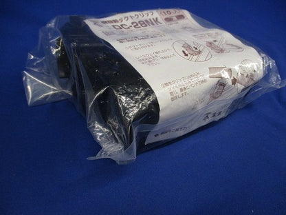 樹脂製ダクトクリップ 適合CD管・PF管・VE管28 黒 10個入 DC-28NK-10